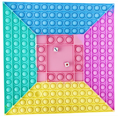 Pop-It игрушка BIG Game (Игра) 30/30см Blue/Pink/Yellow/Spearmint купить