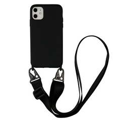 Чехол STRAP COLOR Case для iPhone 12 MINI Black купить