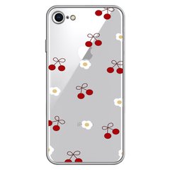 Чохол прозорий Print Cherry Land для iPhone 7 | 8 | SE 2 | SE 3 Small Cherry купити