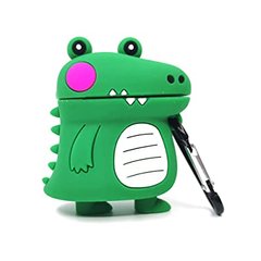Чехол 3D для AirPods 1 | 2 Crocodile Green купить