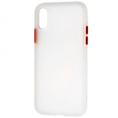 Чохол Avenger Case для iPhone X | XS White/Red купити