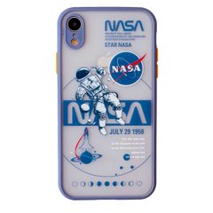 Чохол AVENGER Print для iPhone XR Flying Astronaut Lavander Gray купити