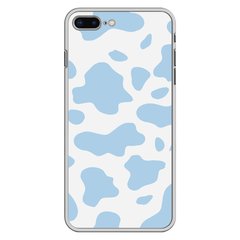 Чехол прозрачный Print Animal Blue для iPhone 7 Plus | 8 Plus Cow купить