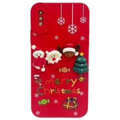 Чехол Merry Christmas Case для iPhone XS MAX Red купить