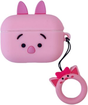 Чехол 3D для AirPods PRO Pig Pink - ash-mobile.com.ua - фото 1