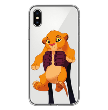 Чохол прозорий Print Lion King для iPhone X | XS Simba King - ash-mobile.com.ua - фото 1