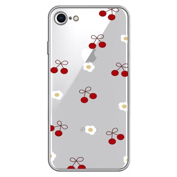 Чохол прозорий Print Cherry Land для iPhone 7 | 8 | SE 2 | SE 3 Small Cherry - ash-mobile.com.ua - фото 1