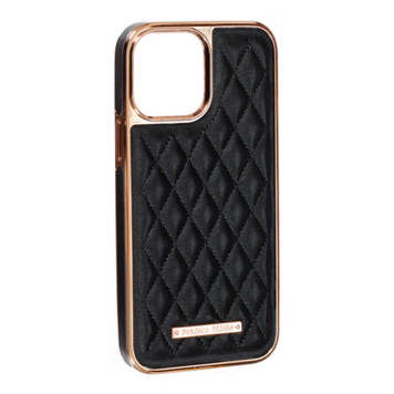 Чохол PULOKA Design Leather Case для iPhone 13 PRO MAX Black - ash-mobile.com.ua - фото 1