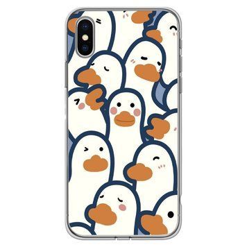 Чохол прозорий Print Duck для iPhone X | XS Duck More - ash-mobile.com.ua - фото 1