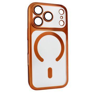 Чехол Titan Frame Matte PC MagSafe Case для iPhone 17 PRO MAX Orange