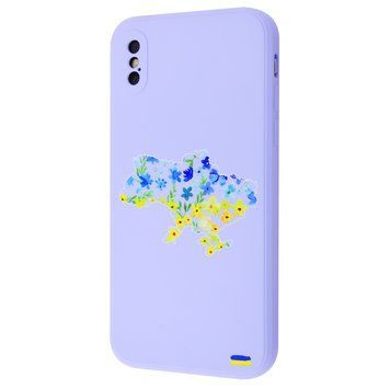 Чехол WAVE Ukraine Edition Case для iPhone XS MAX Ukraine map Glycine - ash-mobile.com.ua - фото 1