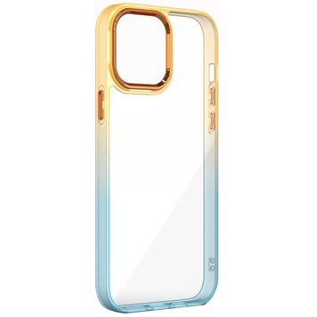 Чехол Fresh sip series Case для iPhone 14 Plus Sea Blue/Orange - ash-mobile.com.ua - фото 1