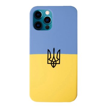 Чохол Silicone Patriot Case для iPhone 14 PRO MAX Blue/Yellow - ash-mobile.com.ua - фото 1