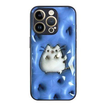 Чехол Prisma Case для iPhone X | XS Pusheen Blue - ash-mobile.com.ua - фото 1
