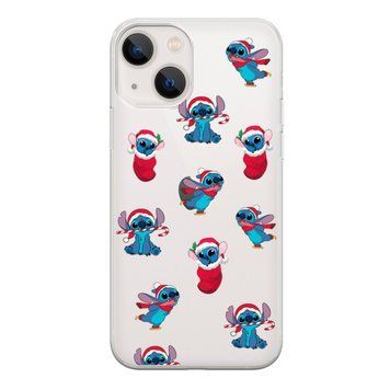 Чохол прозорий Print NEW YEAR для iPhone 14 Plus Blue Monster Red Hat - ash-mobile.com.ua - фото 1