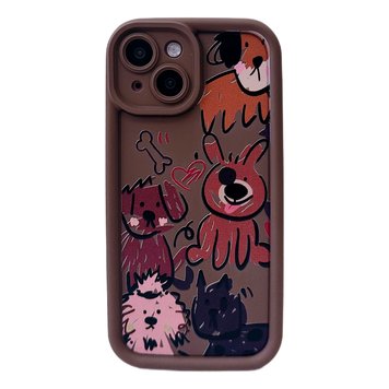 Чохол Pets Case для iPhone 14 Dogs Brown - ash-mobile.com.ua - фото 1