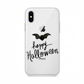 Чохол прозорий Print Halloween для iPhone XS MAX Happy Halloween - ash-mobile.com.ua - фото 1
