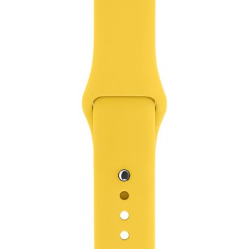 Ремінець Silicone Sport Band для Apple Watch 38mm | 40mm | 41mm Yellow розмір S - ash-mobile.com.ua - фото 1