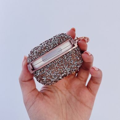 Чехол Swarovski Diamonds для AirPods 3 Rose Gold - ash-mobile.com.ua - фото 3