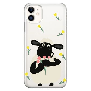 Чехол прозрачный Print Happy Nice для iPhone 12 MINI Sheep - ash-mobile.com.ua - фото 1