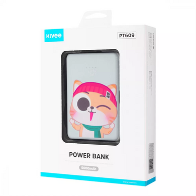 Портативна Батарея KIVEE KV-PT609 5000mAh Problem Pig Pink купити
