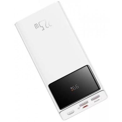 Портативна Батарея Baseus Star-Lord Digital Display Fast Charge 22.5W 30000mAh White купити