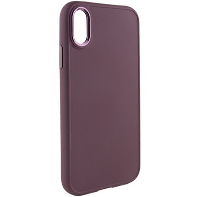 Чохол TPU Bonbon Metal Style Case для iPhone XR Plum купити