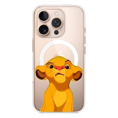 Чохол прозорий Print Lion King with MagSafe для iPhone 17 PRO Simba Evil