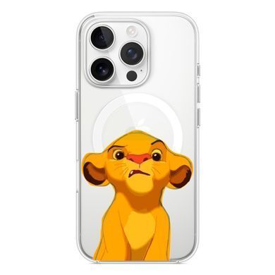 Чохол прозорий Print Lion King with MagSafe для iPhone 17 PRO Simba Evil