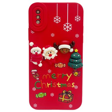 Чохол Merry Christmas Case для iPhone XS MAX Red - ash-mobile.com.ua - фото 1