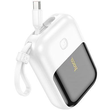 Портативна Батарея Hoco Q20 Fountain 22.5W+PD20W 10000mAh White - ash-mobile.com.ua - фото 2