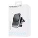 Автомобільний тримач з Бездротовою Зарядкою Proove Square Magnetic Pro 15W Metal Gray