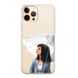 Чохол прозорий Print AUTUMN для iPhone 13 PRO MAX Girl White Umbrella - ash-mobile.com.ua - фото 1