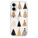 Чохол прозорий Print NEW YEAR with MagSafe для iPhone 17 Air Tree Gold