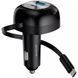 Автомобільний ЗП Proove Pulsar 65W (Type-C + USB) + Retractable Type-C Cable Black