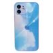 Чохол Glass Watercolor Case Logo new design для iPhone 12 Cloud Purple купити