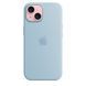 Чохол Silicone Case Full OEM+MagSafe для iPhone 15 Light Blue