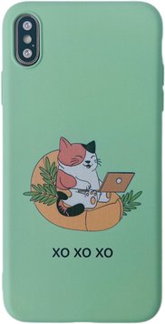 Чехол WAVE Fancy Case для iPhone XS MAX HO HO HO Cat Mint Gum - ash-mobile.com.ua - фото 1