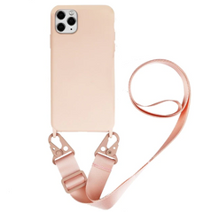 Чехол STRAP COLOR Case для iPhone XS MAX Pink Sand купить