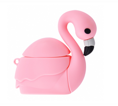 Чохол 3D для AirPods 1 | 2 Pink Flamingo купити