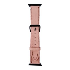 Ремінець з натуральної шкіри для Apple Watch 42/44/45/49 mm Pink Sand