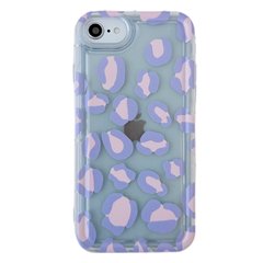 Чохол Purple Leopard Case для iPhone 7 | 8 | SE 2 | SE 3 Transparent купити