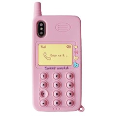 Чохол Pop-It Case для iPhone XS MAX Telephone Pink купити
