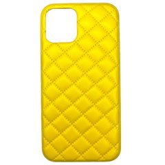 Чехол Leather Case QUILTED для iPhone 11 PRO MAX Yellow купить