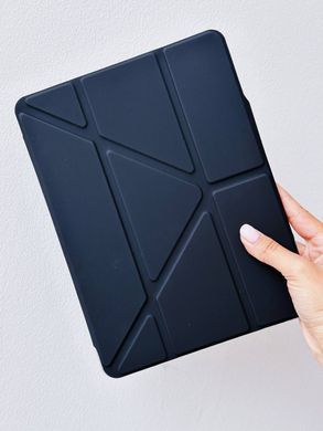 Чехол Logfer Origami Smart New Pencil Groove для iPad Pro 13 (2024-2025) Black - ash-mobile.com.ua - фото 2