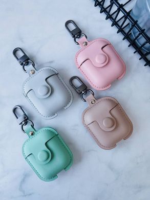 Чохол Leather Bag для AirPods 1 | 2 Sea Blue - ash-mobile.com.ua - фото 5