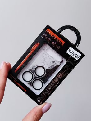 Защитное стекло на камеру Glitter Camera Protector для iPhone 17 PRO Orange