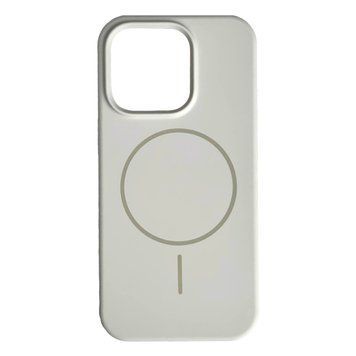Чохол Silicone Case Full Protective with MagSafe для iPhone 14 Antique White - ash-mobile.com.ua - фото 1