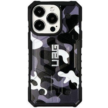 Чехол UAG Pathfinder Сamouflage with MagSafe для iPhone 14 Plus White/Black - ash-mobile.com.ua - фото 1