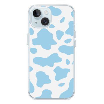 Чохол прозорий Print Animal Blue with MagSafe для iPhone 14 Plus Cow - ash-mobile.com.ua - фото 1
